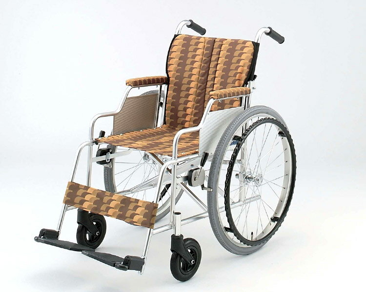 アルミ自走式車椅子 NA-446AD　アームレストデスク型　【日進医療器】【RCPmara1207】
