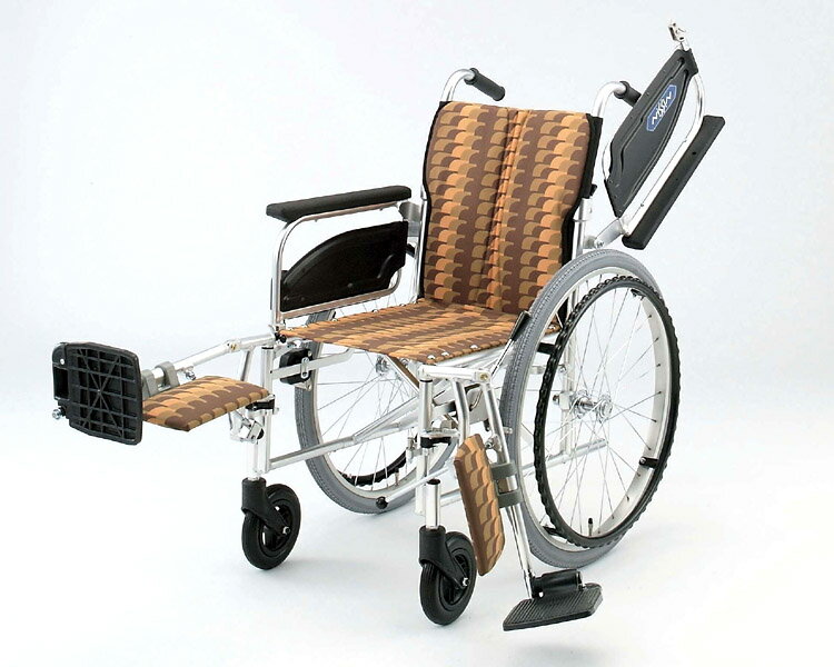アルミ自走式車椅子 NA-446T　エレベーティング　【日進医療器】【RCPmara1207】
