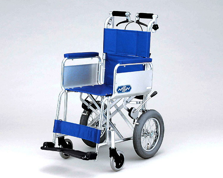 アルミ介助式車椅子 NAH-206　【日進医療器】【RCPmara1207】