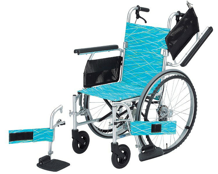 アルミ自走式車いす　NA-L8W　【日進医療器】【車椅子】【軽量】【折り畳み】【RCPmara1207】