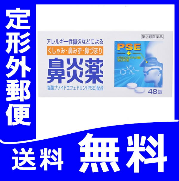 【第(2)類医薬品】鼻炎薬A「クニヒロ」 48錠 花粉症対策 送料無料 定形外郵便発送 クレジット決済のみ tk10