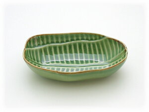 Jenggala ジェンガラ Small Banana Leaf Oval Bowl