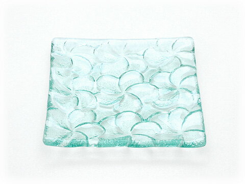 Jenggala ジェンガラ Square Frangipani Glass Plate...:paradox:10000152