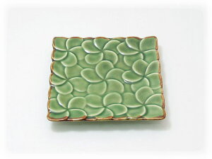 Jenggala ジェンガラ Square Frangipani Plate