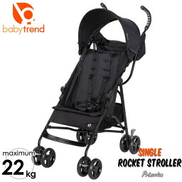 ベビートレンド 1人乗り B型 ベビーカー ロケット ストローラー ブラック 軽量 <strong>22kgまで</strong> BabyTrend Princeton