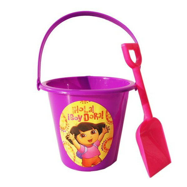 ドーラ　ザ　エクスプローラー　子供用　バケツ・スコップ付き　パープル　（DORA the EXPLORER Bucket&Scoop）　バザーセール