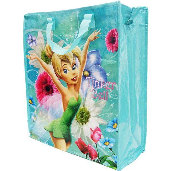 ディズニー　フェアリー　〈Disney Fairies〉　ラージサイズ　ビニール　ハンドバッグ　（エコバッグ・トートバッグ）プリンセス☆お子様用ハンドバック♪