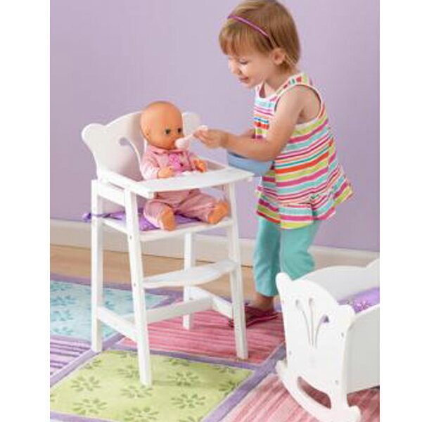 【Online Only】【KidKraft】キッドクラフト　お人形のイス(lil' doll high Chair)