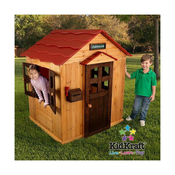 【未入荷】【Online　Only】【KidKraft】キッドクラフト　アウトドア　プレイハウス　木製　（子供のお家）　(Outdoor Playhouse　(Kidkraft-00132))【smw4】