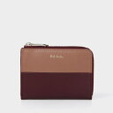 ポールスミス コインケース バイカラーブロック バーガンディー Paul Smith