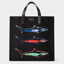 ポールスミス キャンバスバッグ shark ブラック Paul Smith