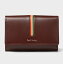 ポールスミス 名刺入れ ストライプエッジ バーガンディー Paul Smith