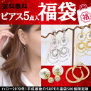 福袋 ピアス 2019 レディース 5点 入り ラッキーバッ...
