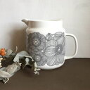 marimekko kurjenpolvi グレー ピッチャー マリメッコ クルイェンポルヴィ ゼラニウム ジャグ
