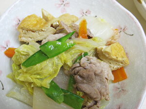 白菜と豚肉のうま煮