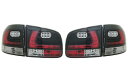 SONAR(ソナー) フォルクスワーゲン トゥアレグ テールランプ LED テール ランプ ブラック インナー クリスタル レンズ 03-10 VW トゥアレグ(7L)
