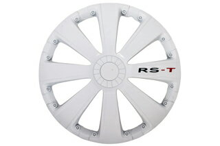 【送料無料】Auto-Style(オートスタイル) ホイールカバー/ホイールキャップ4枚セット RS-T 14インチ ホワイト【FS_708-5】★ヨーロッパ生まれのお洒落なデザインホイールカバー★　