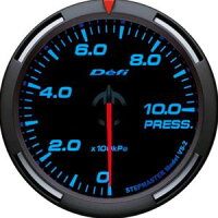 【即納】Defiレーサーゲージ青60φ圧力計