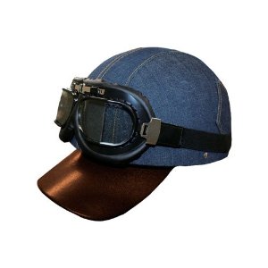 DAMMTRAX （ダムトラックス） バンディット　デニム　(オートバイ用ハーフヘルメット・半帽子・ハーフキャップ)