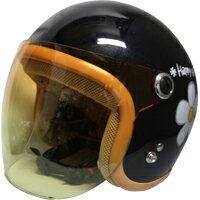 SG規格適合（全排気量適合）　ハッピーフラワージェットヘルメット　HF-01　レディス（57〜58cm）