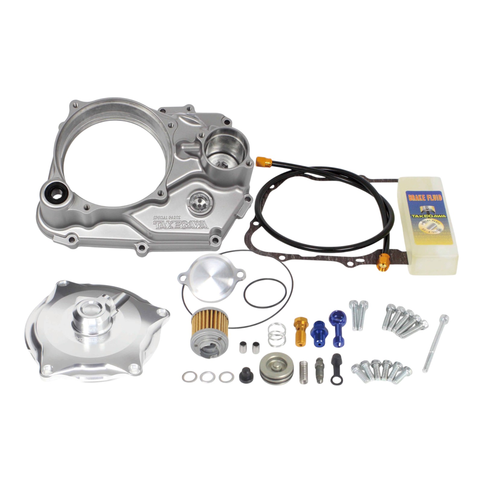 SP武川(SPタケガワ) スペシャルクラッチカバーキット TYPE-R(WET/油圧式/シルバー塗装) モンキー(FI)/6V/12Vモンキー/ゴリラ 02-01-0448 バイク