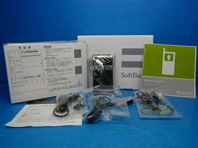 ★送料込★未使用 新品　ソフトバンク　SoftBank　821SC　黒ブラック　白ロムネットワーク制限はかかっていません。