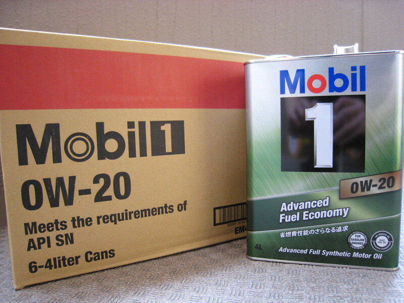 Mobil1　モービル1　エンジンオイルSN/GF-5　0W-20　4L缶送料　60サイズ
