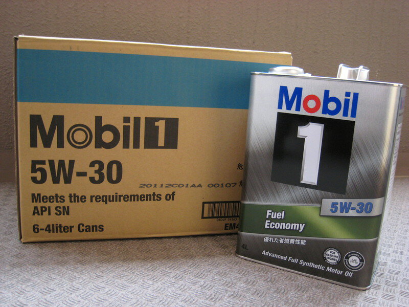 Mobil1　モービル1　エンジンオイルSN/GF-5　5W-30　4L缶送料　60サイズ