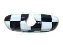 Autostyleルームミラーカバー (チェッカー) アラーム付車用BMW MINI F56/F55/F54用送料100サイズ