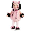 コスプレ 仮装 ベビー用ピンキープードル 【 コスプレ 衣装 ハロウィン 仮装 子供 キッズ 動物 アニマル 赤ちゃん 服 ベビー用品 ベビー服 パーティーグッズ 子ども用 子供用 コスチューム ベビーウェア こども用 】
