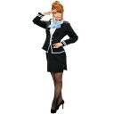 コスプレ 仮装 アウトロースィート キャビンアテンダント 【 コスプレ 衣装 ハロウィン 仮装 大人用 CA 余興 レディース 女性用 パーティーグッズ スチュワーデス コスチューム 】
