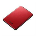 BUFFALO USB3.1(Gen1)/USB3.1 ポータブルHDD 2TB レッド HD-PUS2.0U3-RDD【割引サービス不可、取り寄せ品キャンセル返品不可、突然終了欠品あり】