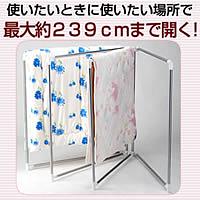★全品ポイント10倍★エントリー不要です♪2009年6月25日10時〜29日10時まで10P25Jun09★大爆発セール★【ステンレス布団干し極太タイプ4枚用　FB-4C（ステンレスフトンホシゴクブトタイプ）】comc（メーカー直送品の為、代引不可、同梱・返品・キャンセル不可）