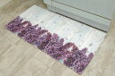 【直送品・大感謝価格 】イタリア製美しくて洗えるインテリアロングマット LILLA 58×140cm