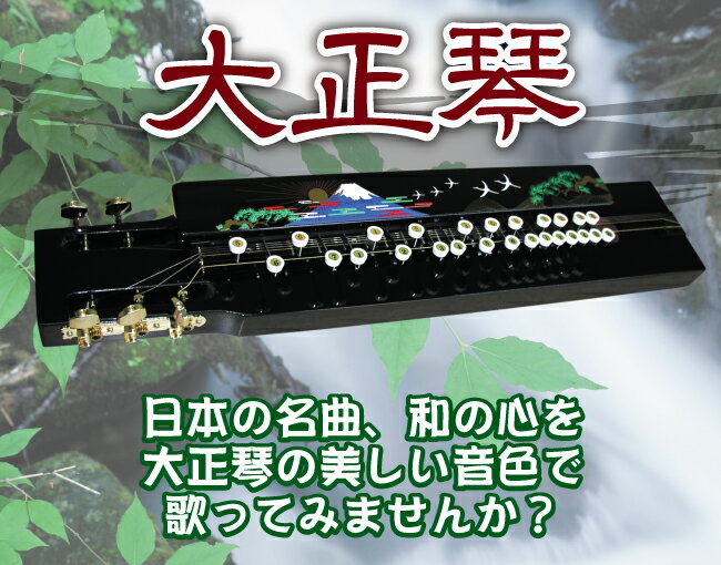 【大正琴（たいしょうこと）本体★厳選曲集教本付きの6点セット】送料無料代引無料誰にでも簡単…...:parusu:10053916