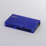 バッファロー（サプライ） 高速カードリーダー/ライター　TurboPC EXモデル ブルー BSCR08U2BL [BSCR08U2BL]