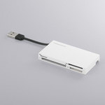 バッファロー（サプライ） 高速カードリーダー/ライター ホワイト BSCR10U2WH [BSCR10U2WH]カテゴリ：バッファロー（サプライ）|カードリーダー|USB|マルチスロット||