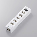 バッファロー（サプライ） USB2.0ハブ 7ポートタイプ バスパワー電源（集中スイッチ付）ホワイト BSH7U02WH [BSH7U02WH]