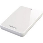 【代引無料】東芝 ポータブルハードディスク CANVIO for PC ホワイト 1TB HDTC610JW3A1 [HDTC610JW3A1]