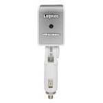 ﾛｼﾞﾃｯｸ ﾘﾓｺﾝ付属 MP3/WMAﾌﾟﾚｰﾔｰ内蔵 車載用FMﾄﾗﾝｽﾐｯﾀｰ ｼﾙﾊﾞｰ LAT-FM301USV [LAT-FM301USV]