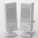 エレコム USB電源コンパクトステレオスピーカ ホワイト MS-UP201WH [MS-UP201WH]【1201_point_max10_w2】【02P03dec10】