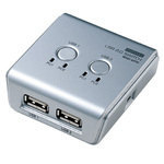 サンワサプライ USB2.0ハブ付手動切替器 [SW-US22H]