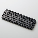 【即納】【送料無料】エレコム iPhone/iPad/Mac向け　折りたたみ式Bluetoothキーボード ブラック [TK-FBP019EBK]【ワイヤレスキーボード】