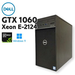 【中古ゲーミングPC】DELL Precision 3630 / GeForce GTX <strong>1060</strong> / Xeon E-2124 / 16GB / SSD 512GB / Windows11