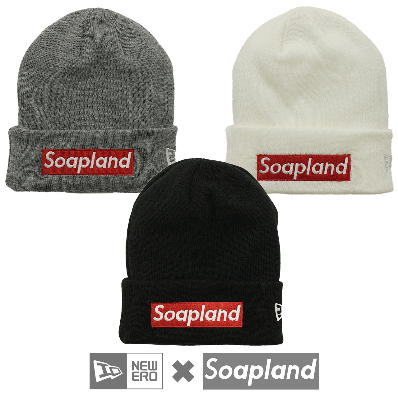 Soapland Soapland ビーニー ニットキャップ NEW ERO OMECO おめこ時計 誕生日 プレゼント おもしろ ジョークグッズ パロディ オマージュウォッチ