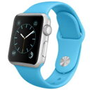 Apple(アップル) MLCG2J/A ブルースポーツバンド Apple Watch Sport 38mm(ウェアラブル端末)