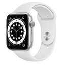 Apple(アップル) Apple Watch Series 6 GPSモデル 44mm M00D3J/A ホワイトスポーツバンド