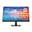 【在庫目安:あり】 【送料無料】3WL48AA-AAAA HP モニター HP 27m 27インチ ディスプレイ フルHD 非光沢IPSパネル 高視野角 超薄型 省スペース スリムベゼル ローブルーライトモード搭載 (型番:3WL48AA#ABJ) PCモニタ テレワーク 在宅勤務 リモートワーク