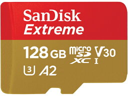【送料無料】SanDisk <strong>SDSQXAA-128G-JN3MD</strong> エクストリーム microSDXC UHS-I カード <strong>128GB</strong>【在庫目安___僅少】