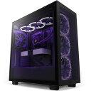 【送料無料】NZXT CM-H71FB-01 H7 Flow ミドルタワーケース Black【在庫目安:お取り寄せ】